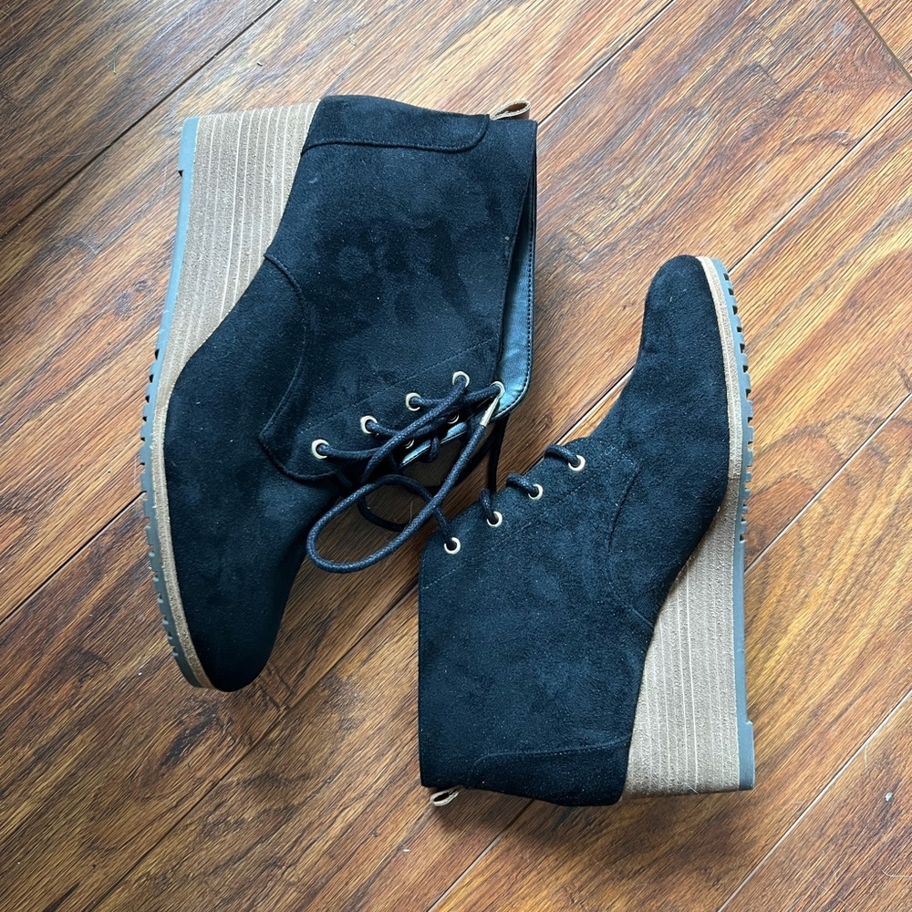Black Suede booties